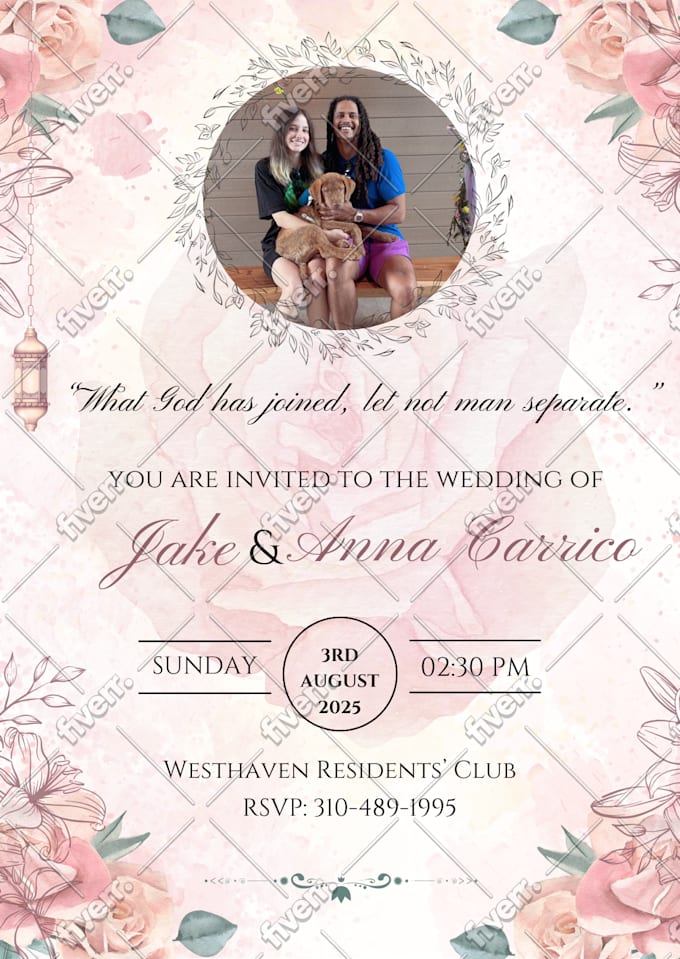 design beautiful digital wedding cards, invitations, and banners