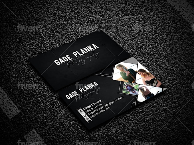 Design photography business card by Pixelsview | Fiverr