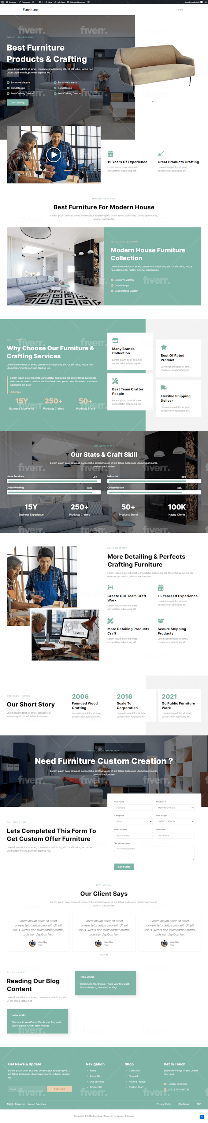 I will create wordpress website design and development - Image 7