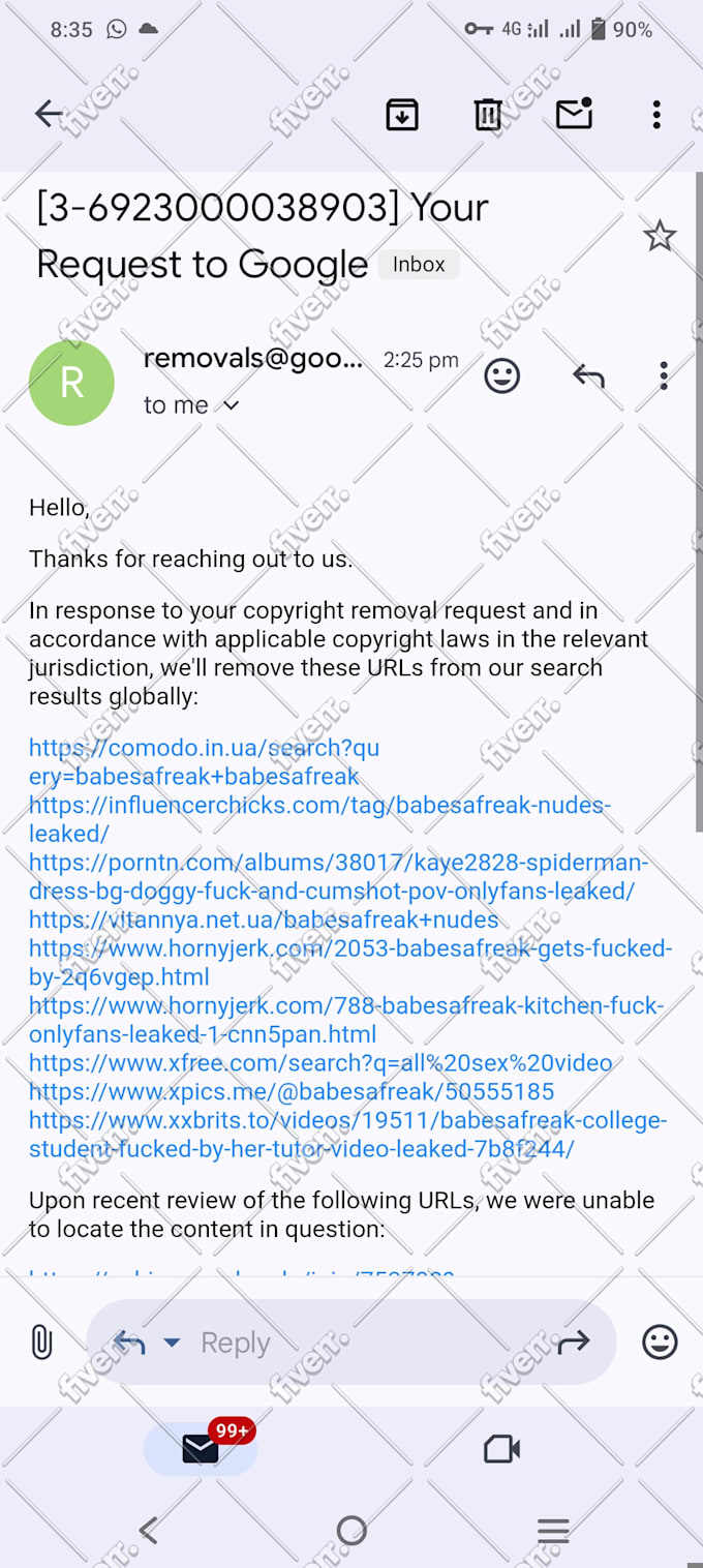 send dmca takedown notices to remove leaked onlyfans content