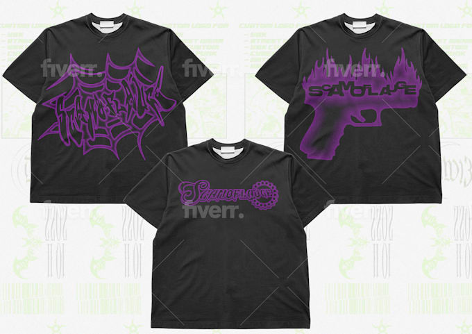 Create y2k logo and street wear design for your brand by