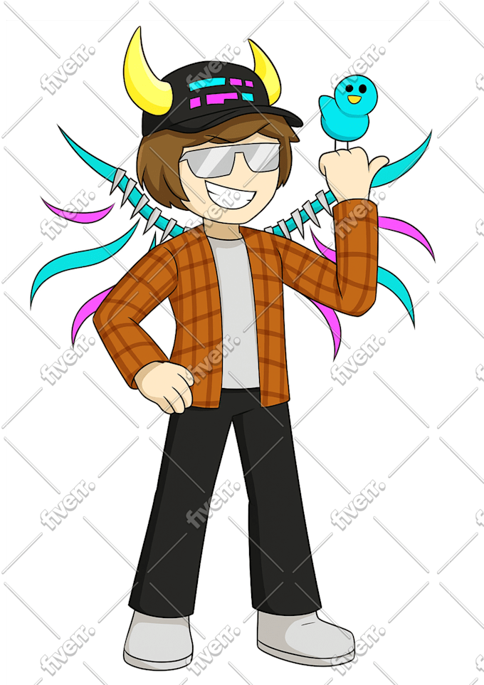 draw png tuber chibi rigging vtuber model live2d pngtuber in anime style