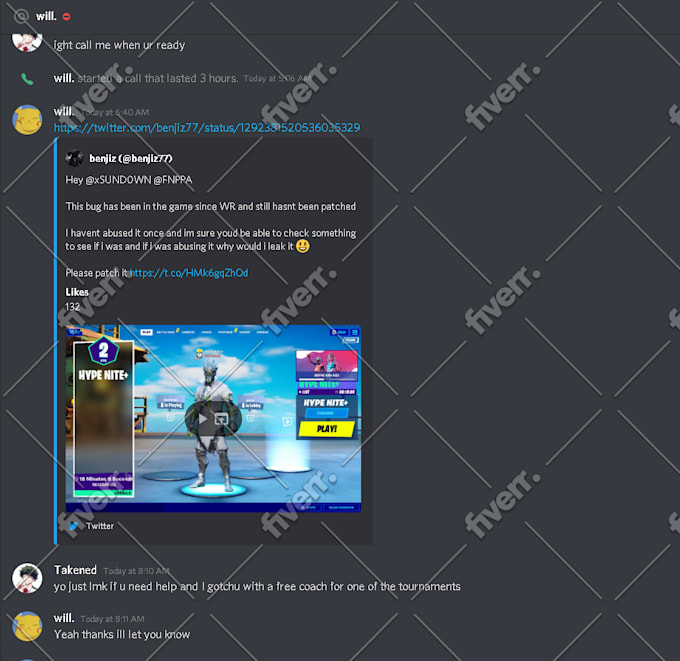 Coach you on fortnite by Takened Fiverr