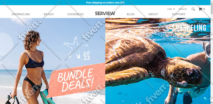 I will make shopify website store or redesign with mockup UI UX - Image 4