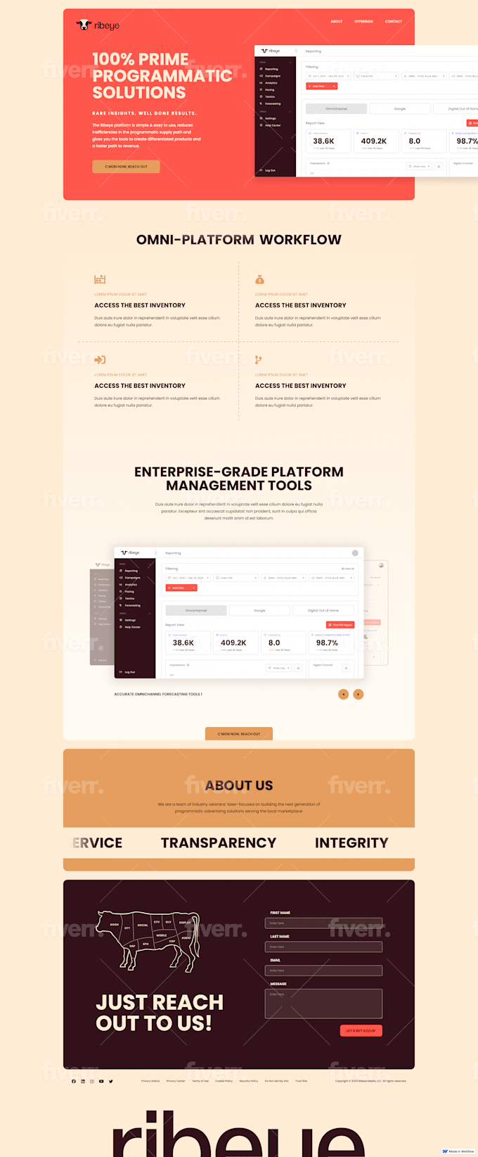 I will design a stunning website using webflow - Image 6