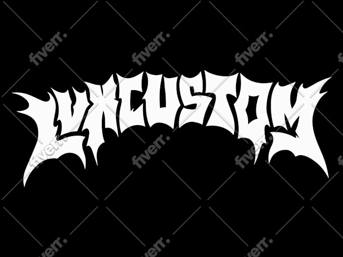 create font logo for your brand or band