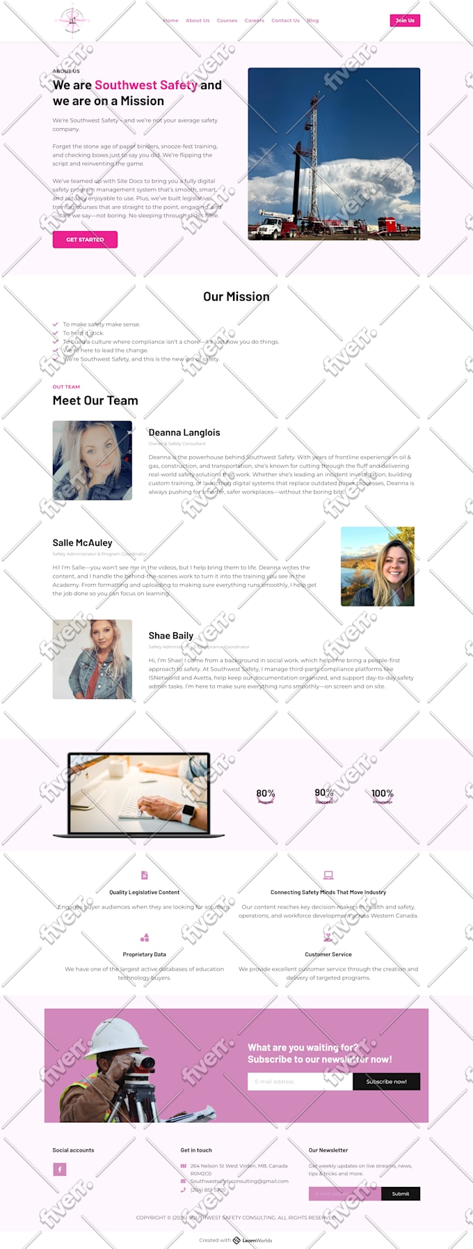 design and set up your learnworlds, learndash or wordpress online course