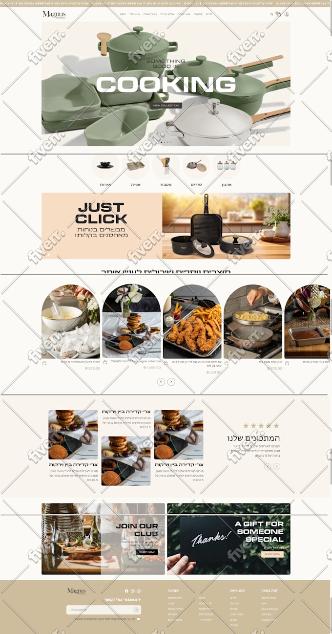 develop, clone, customize shopify ecommerce website