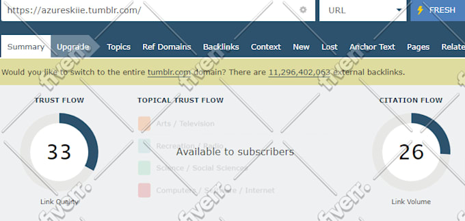 increase majestic trust flow tf 40 plus