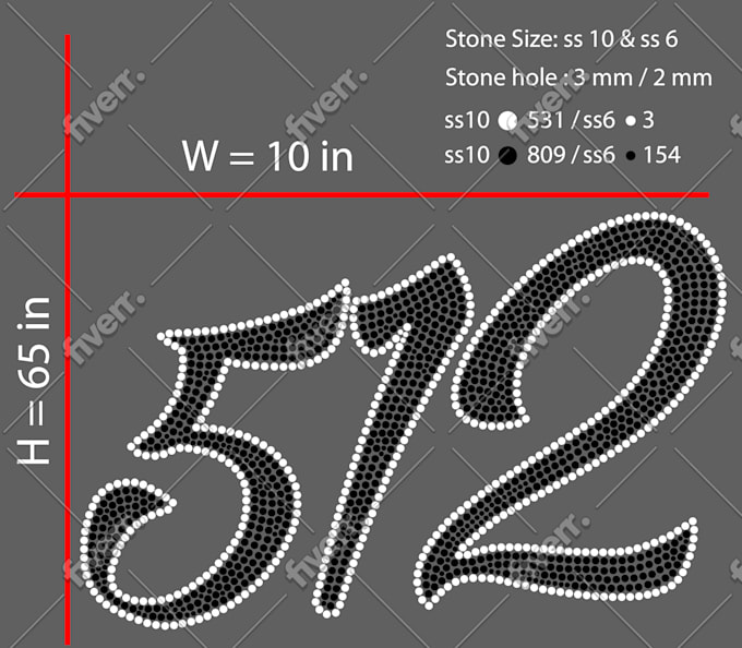 Create rhinestone design and template for you by Rabiul224 | Fiverr
