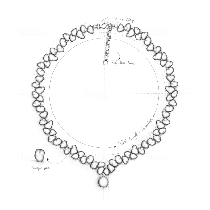 Simple sales jewelry drawing