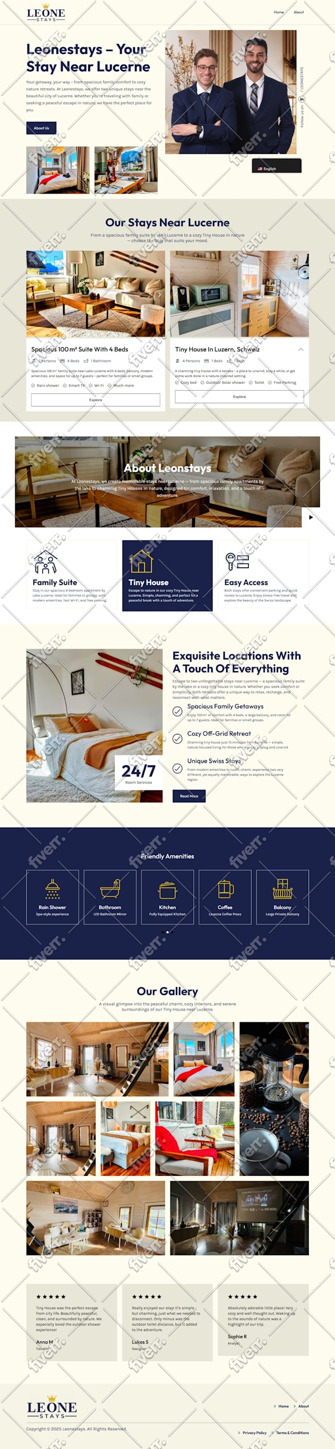 create hotel, short term rental and cleaning booking wordpress website
