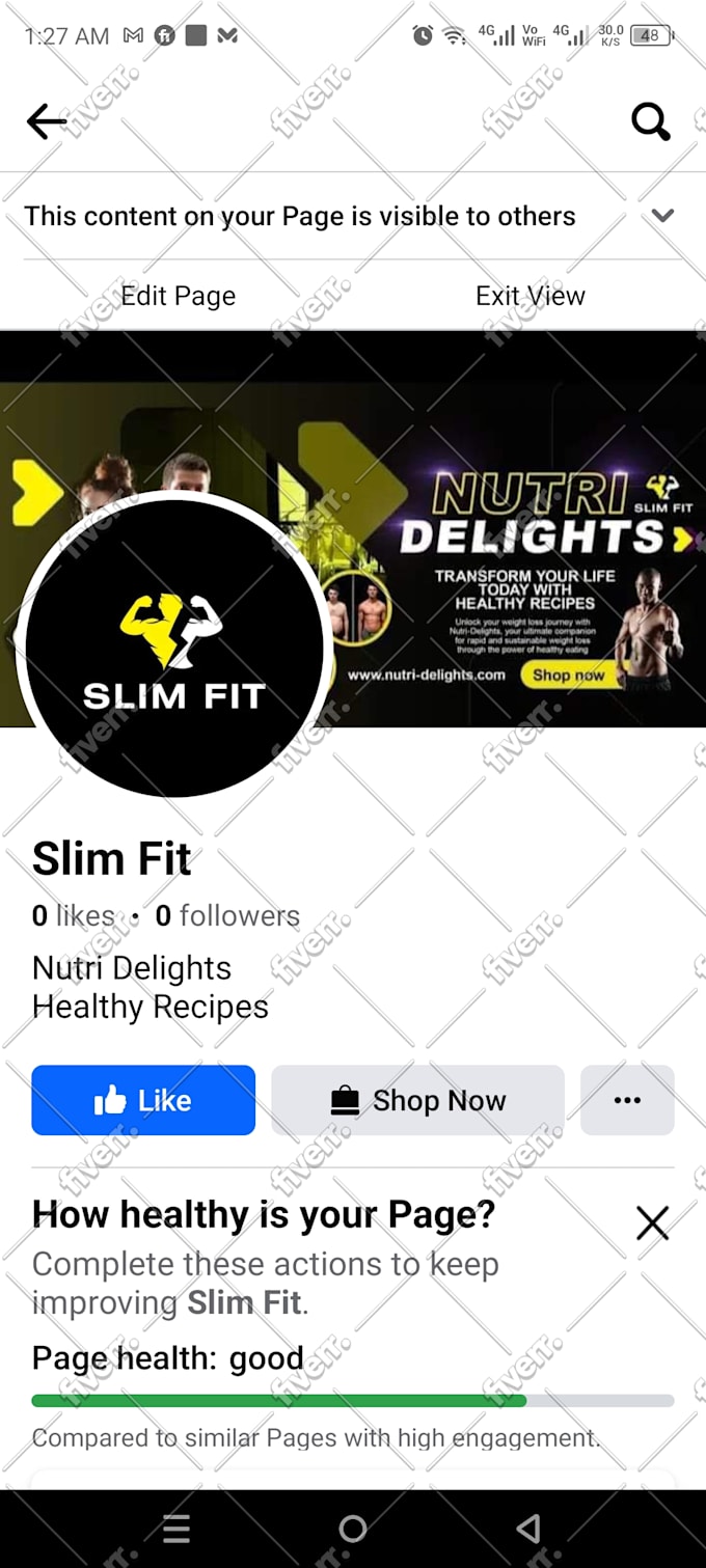 setup social media accounts and business pages