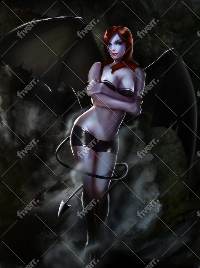 draw fantasy character art