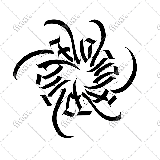 Autocollants Tatouages Temporaires Gothiques – Lettres Style Hip Hop Punk, Modèle W051, Origine Chine | Tatouages éphémères Décoratifs