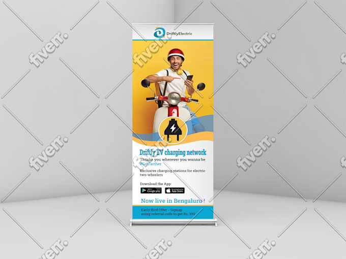 Design Awesome Roll Up Banner Or Pull Up Banner By Mamun73