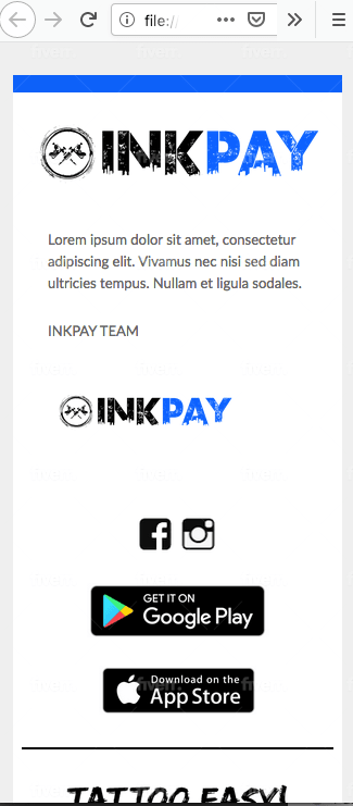 Design an html email email template newsletter pardot and mailchimp