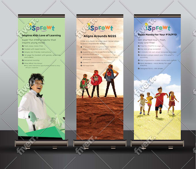 Design Roll Up Retractable Banner And Premium Trade Show Backdrop