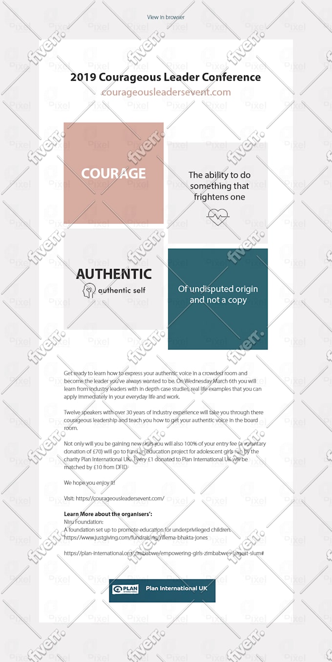 Design Custom Flyer Email Newsletter Poster And Banner By