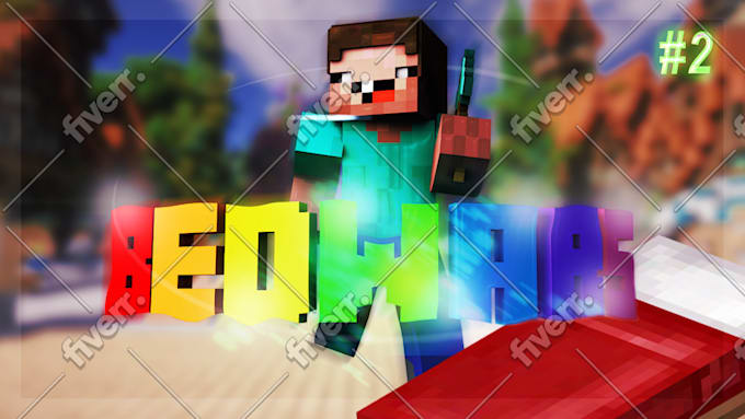 Design A 3d Minecraft Banner By Fiendgraphics