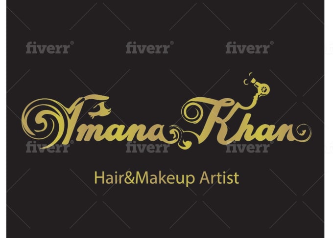 Design Hair And Makeup Artist Logo