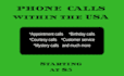 make your phone calls