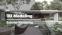 make 3d models and photorealistic exterior renders