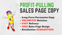 write a sales page copy that converts like crazy