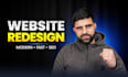 redesign wordpress website for modern design, SEO, and speed