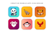 design creative mobile app icons for android and ios