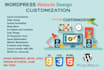 create a wordpress website or redesign a responsive website