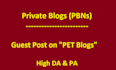 guest post on quality pet blog