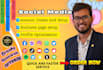 create social media page setup with facebook business page for your new business