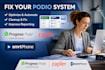 fix, optimize and automate your podio CRM system