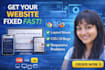 fix website layout, responsive issues in HTML CSS bootstrap