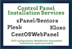 install cpanel, plesk, webmin, ispconfig, vestcp, cwp panel on vps