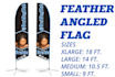 create an awesome advertising flags for you