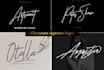 create luxury handwritten signature logo