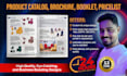 design professional product catalog, brochure, sell sheet and price list