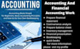 analyze financial statements and do write ups