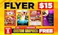 create eye catching modern flyers for your business or event