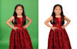green screen background removal cut out images 24 hours