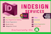 design magazine, book, report, catalog in adobe indesign
