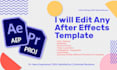 edit and customize your after effects template