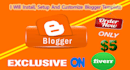 install, setup and customize blogger template