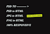 convert psd to html