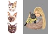 draw realistic pet portrait