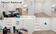 remove objects and furniture from real estate photos