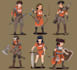draw a fantasy character illustration and concept art