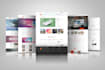 design creative responsive PSD website template